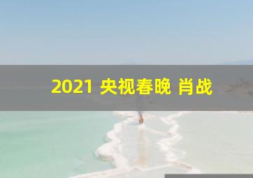 2021 央视春晚 肖战